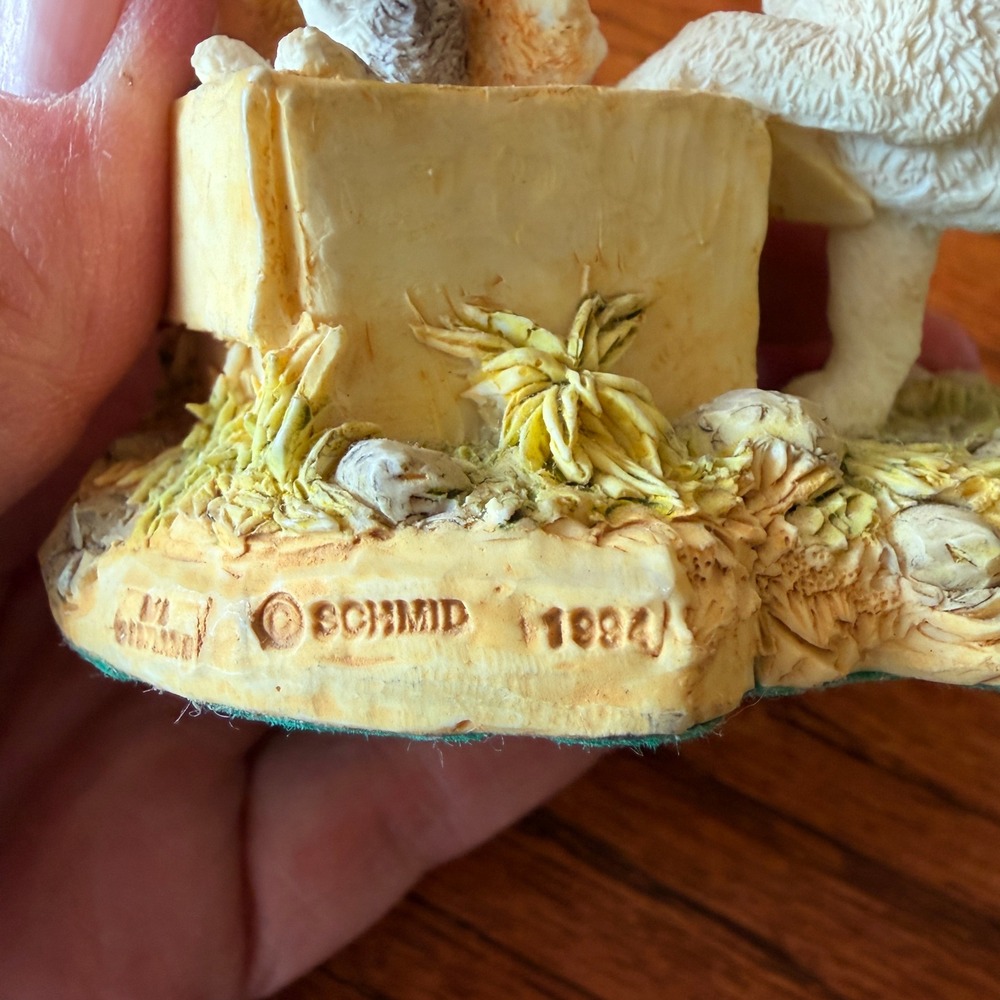Lowell Davis Schmid Free Kittens Figurine 1994 Dog and Cats Resin Sculpture 2508 - Picture 8 of 8